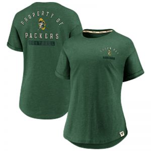 Packers Women's Green Heathered Vintage T-shirt