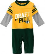 Packers Newborn No. 1 Draft Pick Coverall
