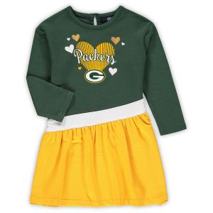 Packers Infant All Hearts Jersey Dress