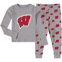 Badgers Preschool Long Sleeve Tee and Sleep Pants