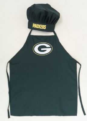Packers Chef Hat and Apron Set