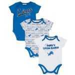 Lions Baby Short Sleeve Bodysuit Set