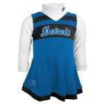 Detroit Lions Toddler Cheerleader with Turtleneck