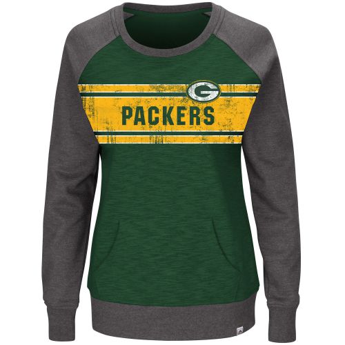 green bay packers women's crewneck sweatshirt