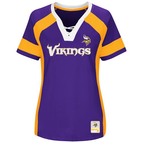 Vikings Women's Plus Draft Me Fashion Top