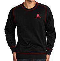 Badgers Black Volt Crew Sweatshirt
